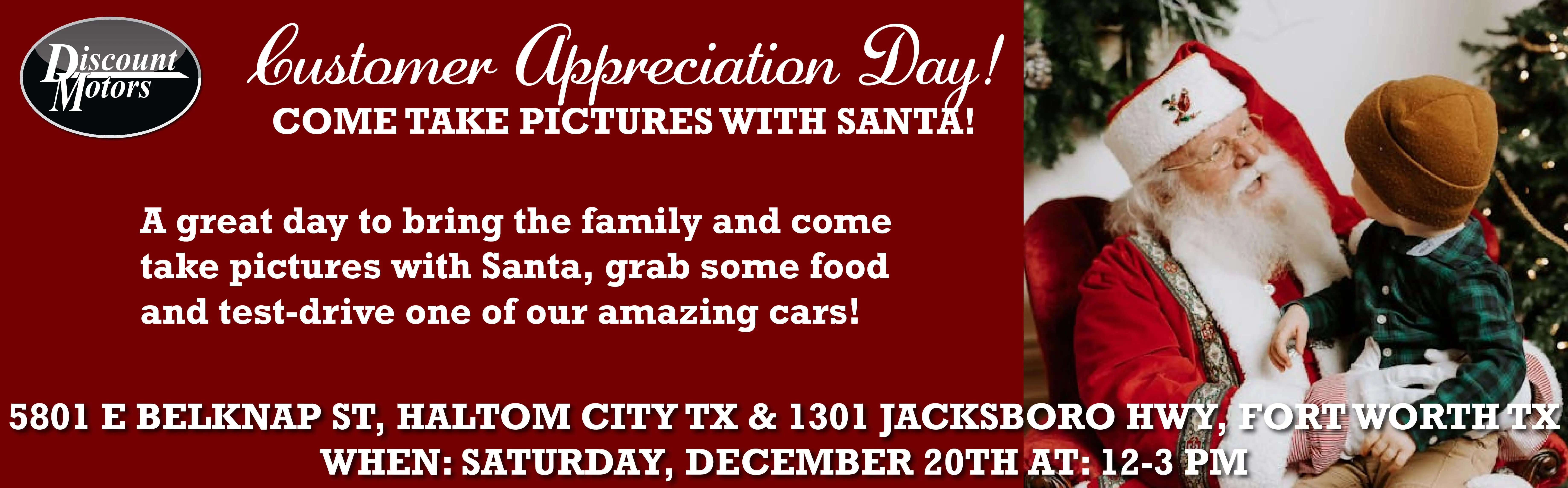 Santa at Discount Motors 3 & 5