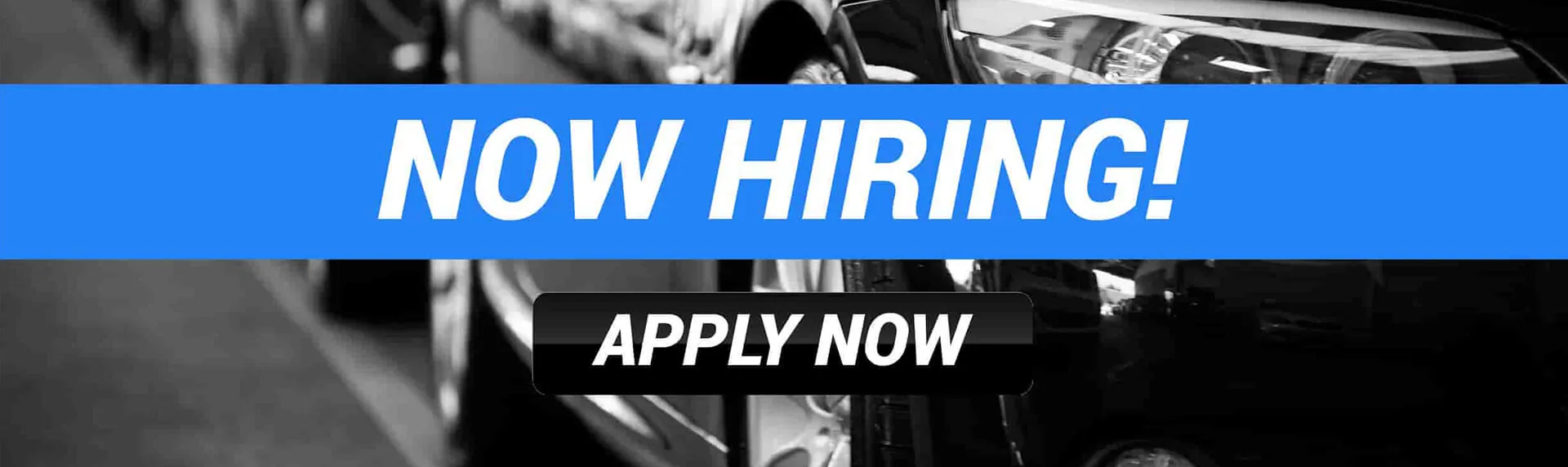 Image of text. States Discount Motors is now hiring.